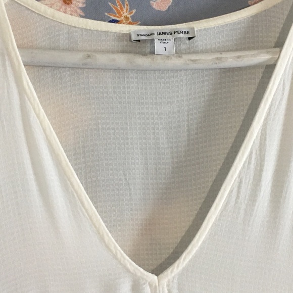 James Perse Pleated Gauze Midi Dress 1 - Picture 5 of 7